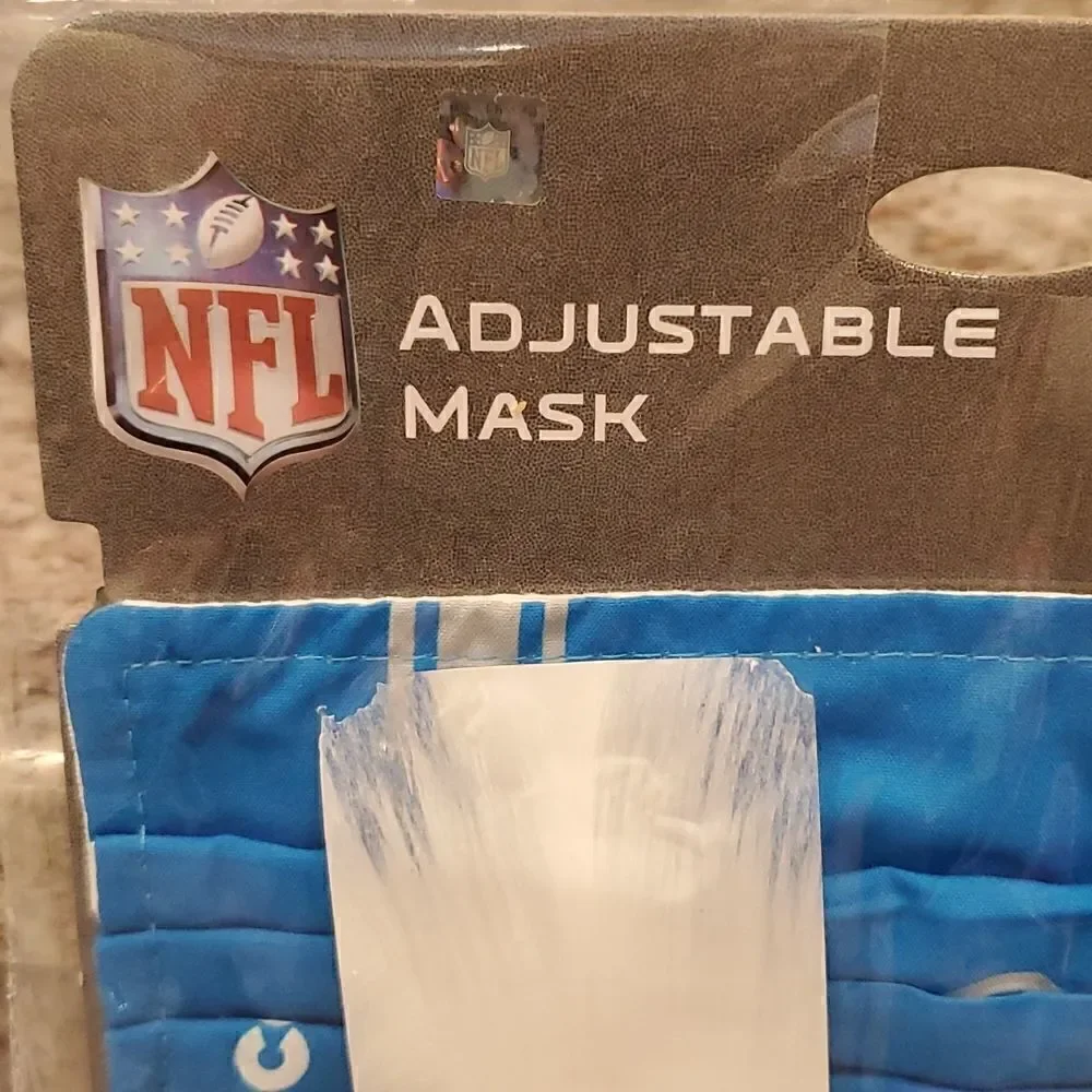 Detroit Lions Facemasks pack of 2 NFL